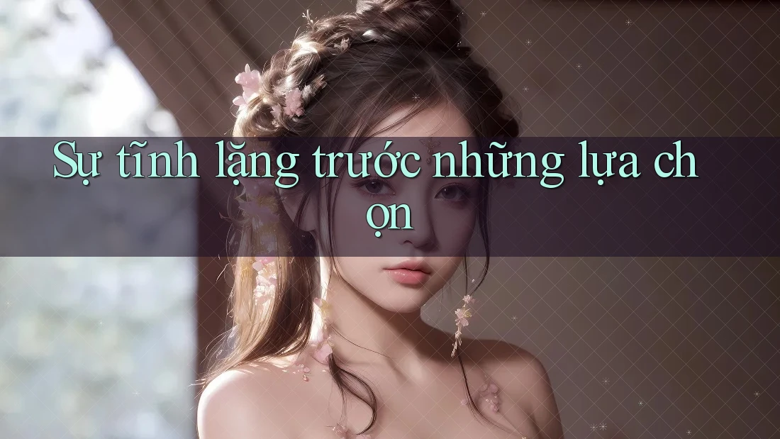 Sự tĩnh lặng trước những lựa chọn Sự tĩnh lặng trước những lựa chọn