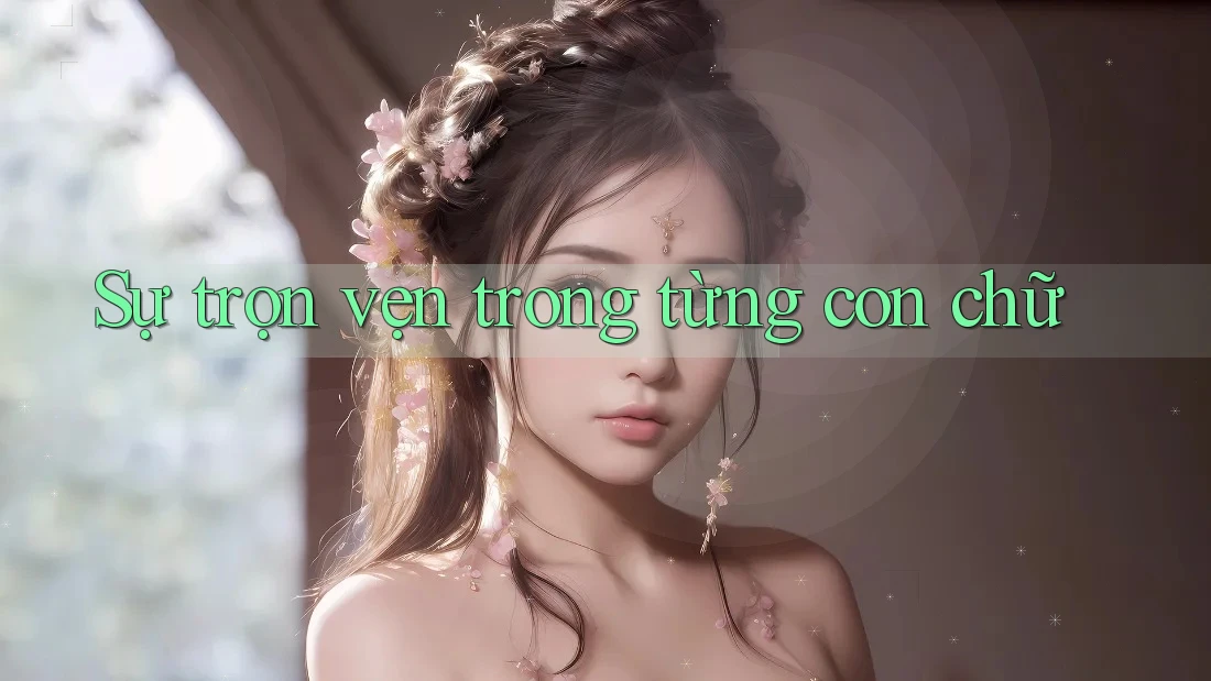 Sự trọn vẹn trong từng con chữ Sự trọn vẹn trong từng con chữ