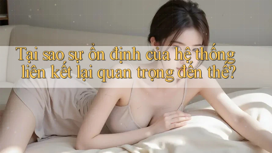 Tại sao sự ổn định của hệ thống liên kết lại quan trọng đến thế? Tại sao sự ổn định của hệ thống liên kết lại quan trọng đến thế?