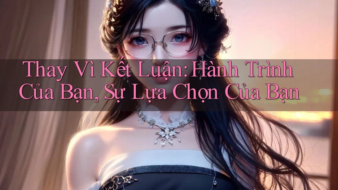 Thay Vì Kết Luận: Hành Trình Của Bạn, Sự Lựa Chọn Của Bạn
