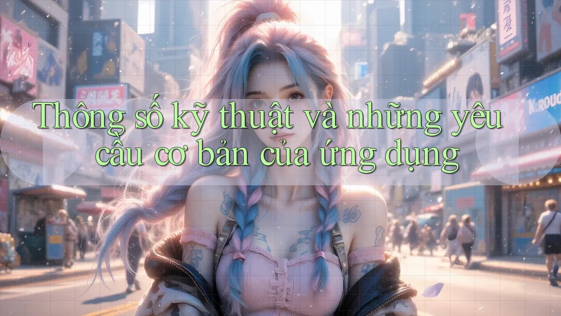 Thông số kỹ thuật và những yêu cầu cơ bản của ứng dụng Thông số kỹ thuật và những yêu cầu cơ bản của ứng dụng