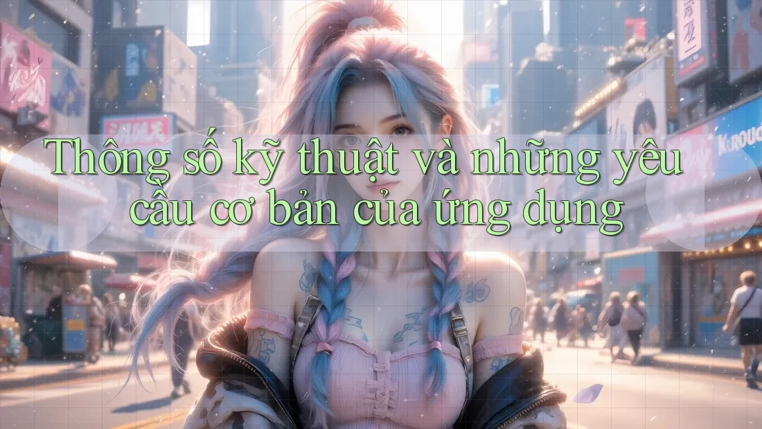 Thông số kỹ thuật và những yêu cầu cơ bản của ứng dụng Thông số kỹ thuật và những yêu cầu cơ bản của ứng dụng