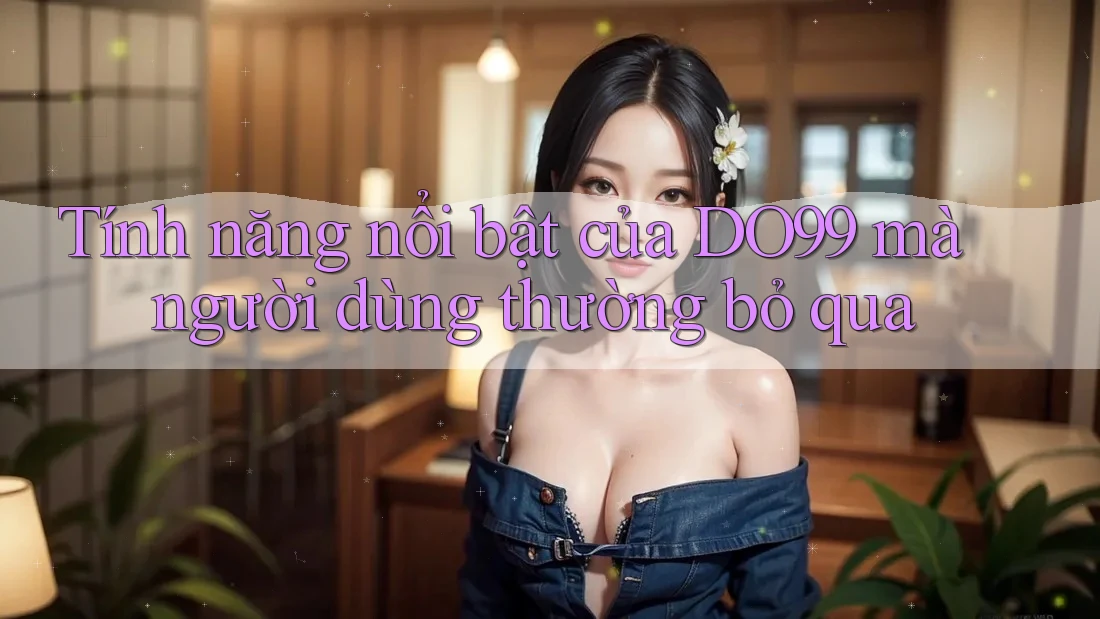 Tính năng nổi bật của DO99 mà người dùng thường bỏ qua Tính năng nổi bật của DO99 mà người dùng thường bỏ qua