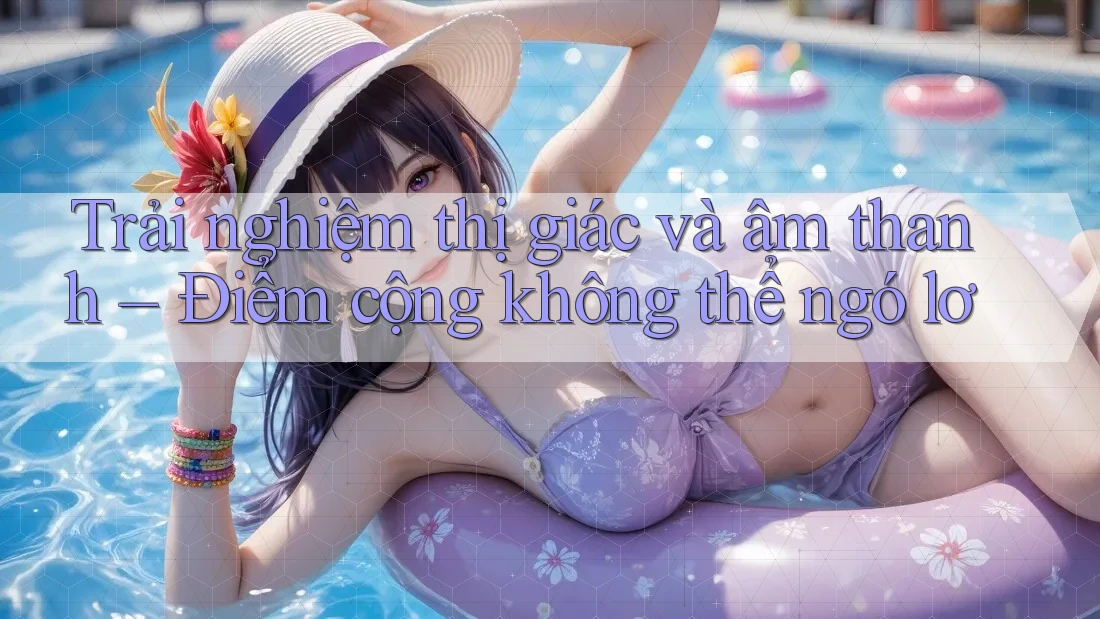 Trải nghiệm thị giác và âm thanh – Điểm cộng không thể ngó lơ Trải nghiệm thị giác và âm thanh – Điểm cộng không thể ngó lơ