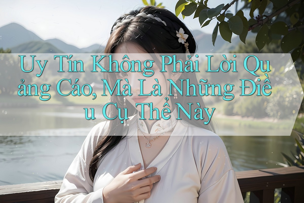 Uy Tín Không Phải Lời Quảng Cáo, Mà Là Những Điều Cụ Thể Này Uy Tín Không Phải Lời Quảng Cáo, Mà Là Những Điều Cụ Thể Này